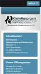 Mobile Screenshot of kleintiergesundheit.de