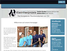 Tablet Screenshot of kleintiergesundheit.de